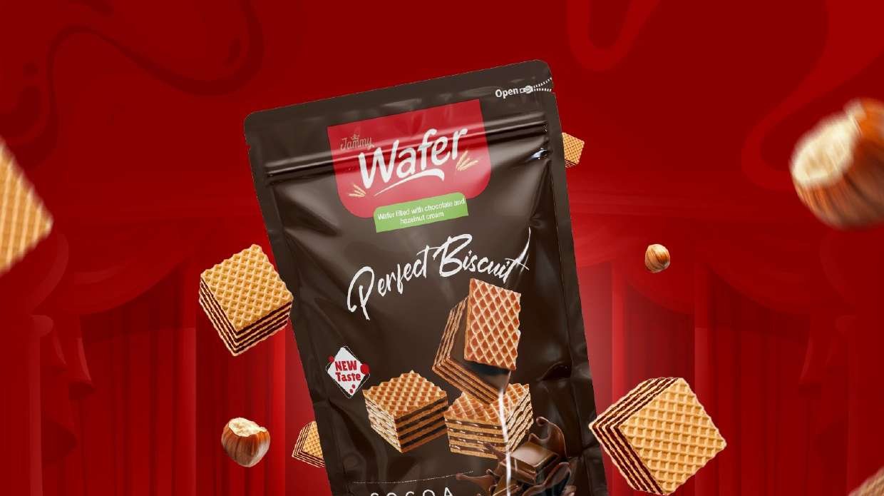 Wafer Perfect Biscuit, cocoa and hazelnut cream